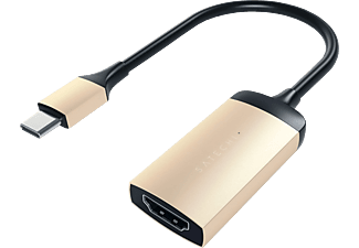 SATECHI ST-TC4KHAG - Adattatore da USB-C a HDMI 4K (Oro/Nero)