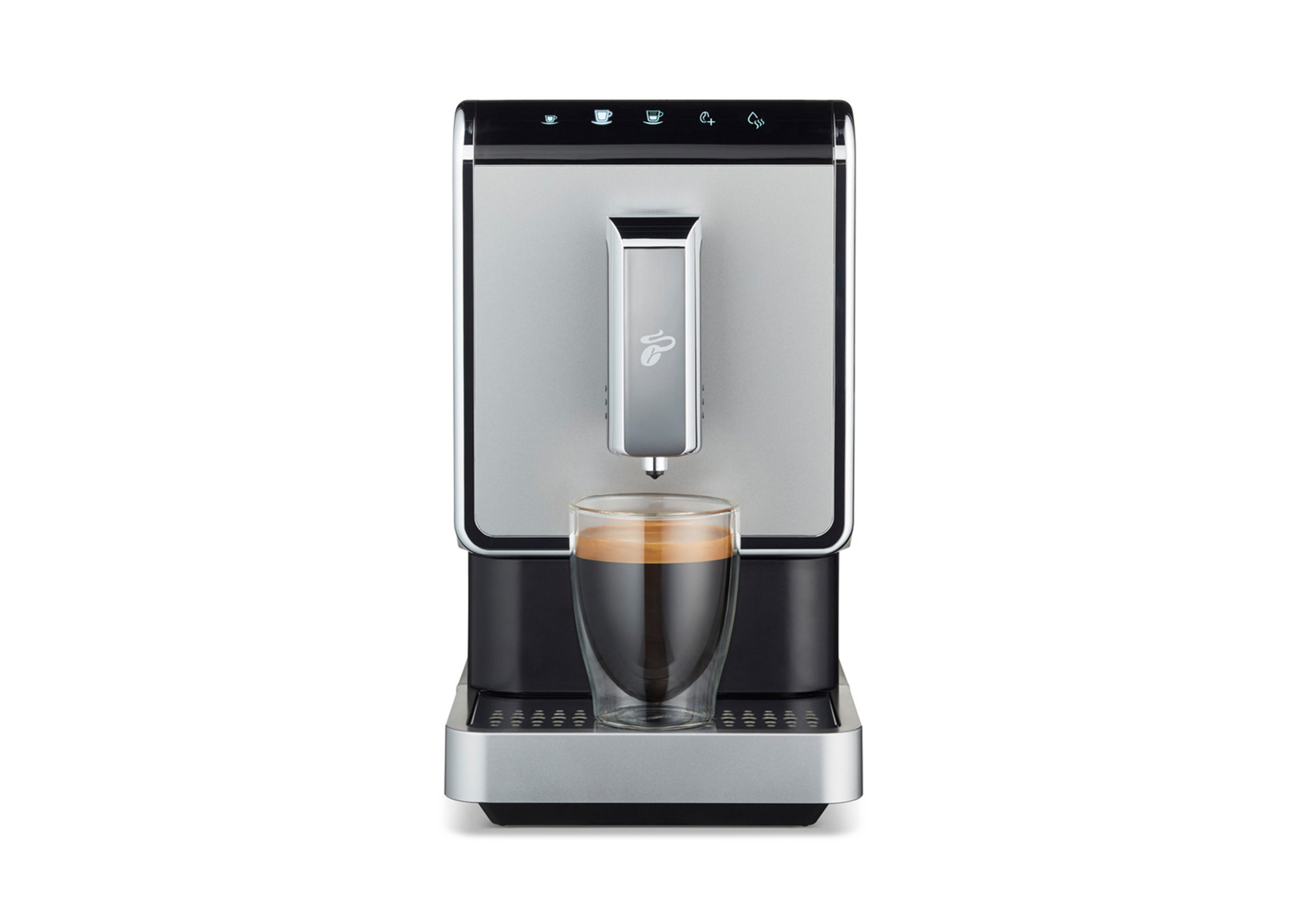 TCHIBO 504964 Esperto Caffè inkl. 2kg BARISTA Kaffeebohnen Kaffeevollautomat Silber