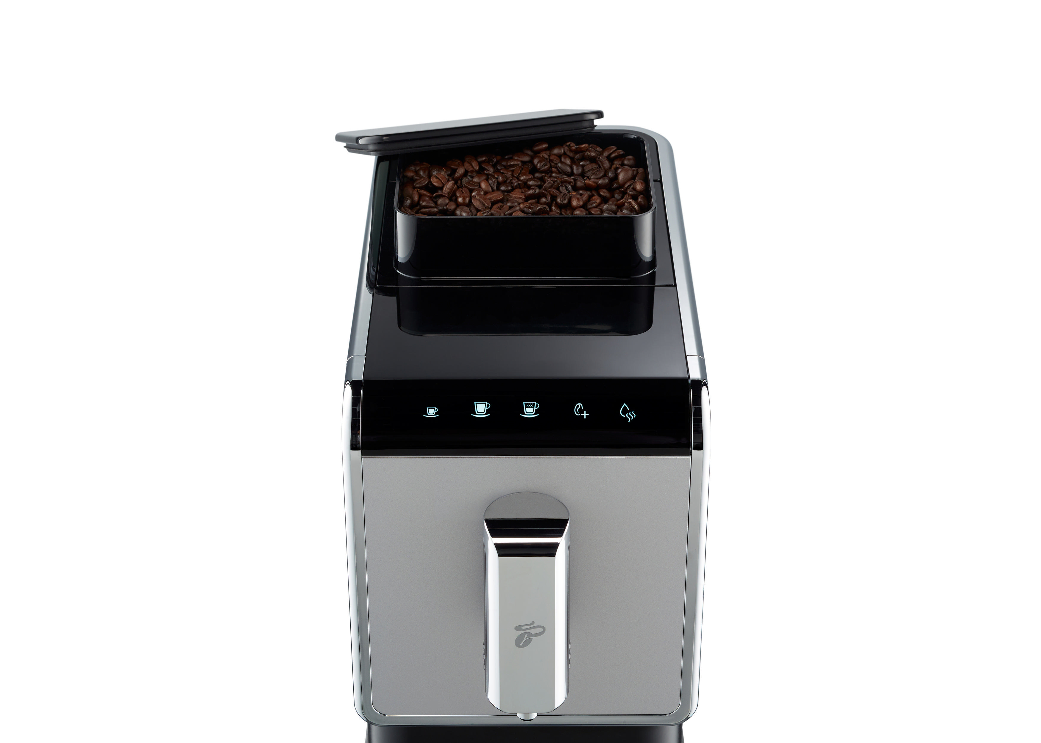 TCHIBO 504964 Esperto Caffè inkl. 2kg BARISTA Kaffeebohnen Kaffeevollautomat Silber