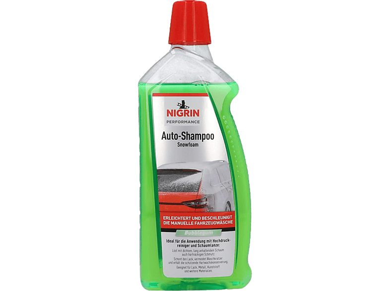 NIGRIN Performance 20605 Snowfoam Auto-Shampoo, Grün | Autopflege