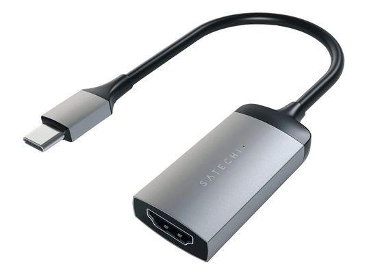 SATECHI ST-TC4KHAM - Adaptateur USB-C vers HDMI 4K (Gris/Noir)
