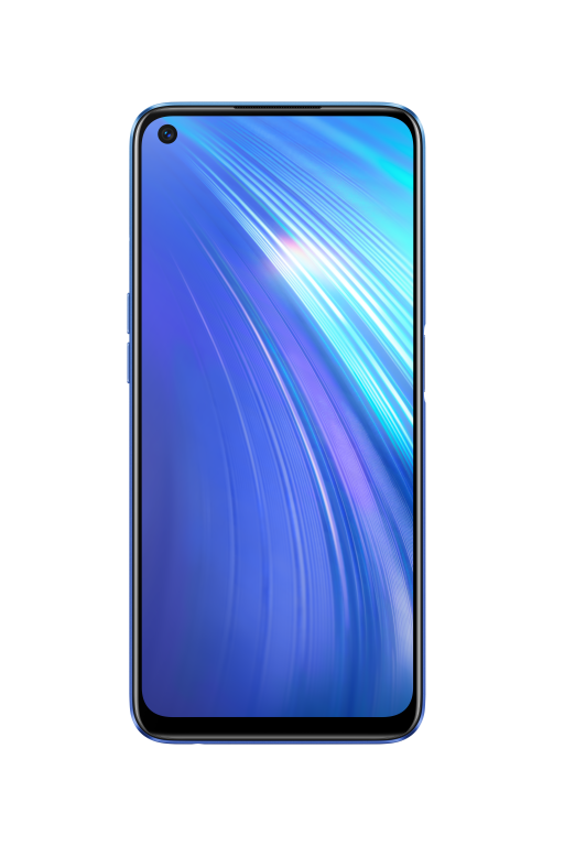 Móvil - realme 6, Azul, 64 GB, 4 GB, 6.5 " Full HD, G90T, 4300 mAh, Android
