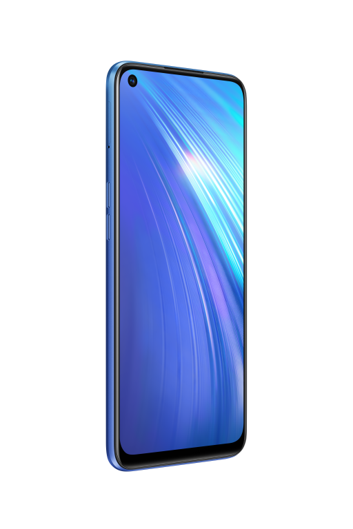 Móvil - realme 6, Azul, 128 GB, 4 GB, 6.5 " Full HD, G90T, 4300 mAh, Android