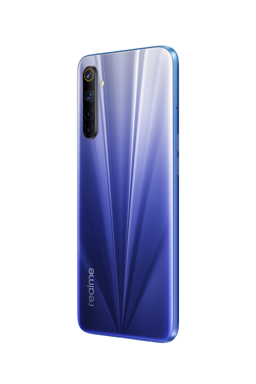 Móvil - realme 6, Azul, 128 GB, 4 GB, 6.5 " Full HD, G90T, 4300 mAh, Android