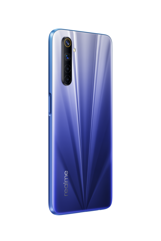 Móvil - realme 6, Azul, 128 GB, 4 GB, 6.5 " Full HD, G90T, 4300 mAh, Android