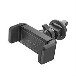 Soporte de móvil para coche - Celly CELSP044, Clip de coche, Universal hasta 6.5", Negro