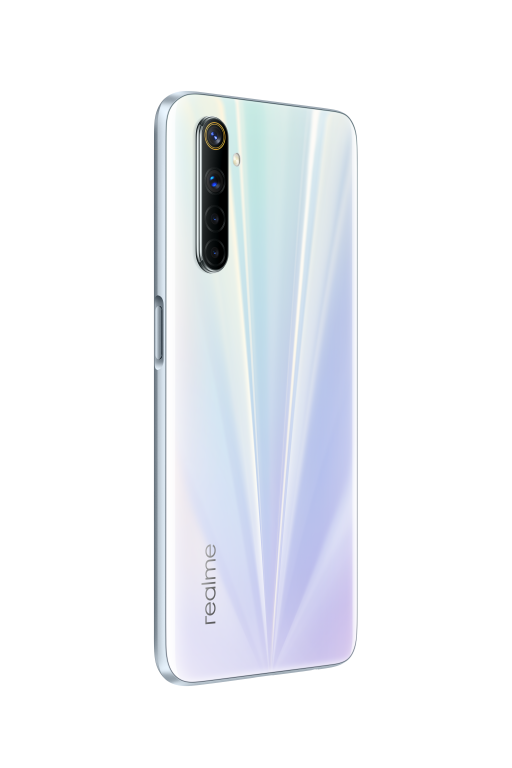 Móvil - realme 6, Blanco, 128 GB, 8 GB, 6.5 " Full HD, G90T, 4300 mAh, Android