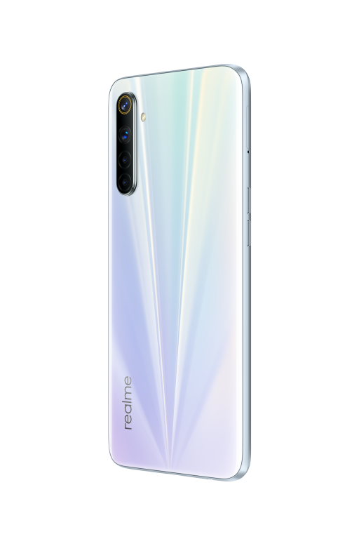 Móvil - realme 6, Blanco, 128 GB, 4 GB, 6.5 " Full HD, G90T, 4300 mAh, Android