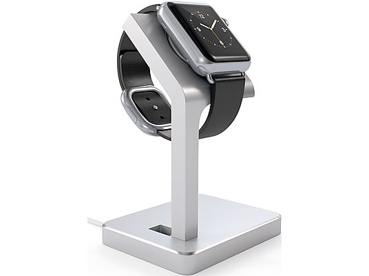 SATECHI Apple Watch Charging Stand - Ladeständer (Silber)