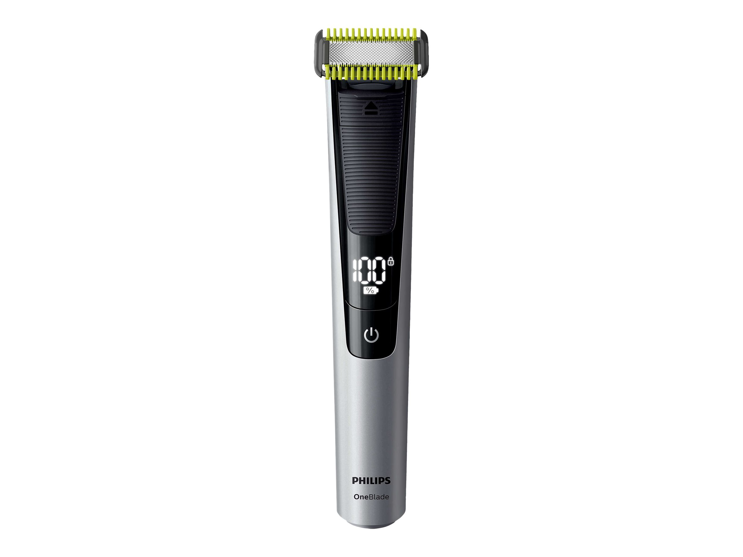 PHILIPS OneBlade Pro Face + Body QP6620/20, schwarz-silber Barttrimmer