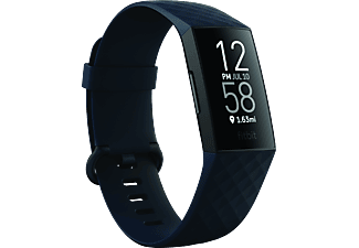 FITBIT Charge 4 - GPS-Fitness-Tracker (Stahlblau/Schwarz)