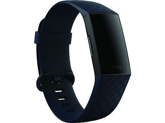 FITBIT Charge 4 - Fitness tracker GPS (Blu acciaio/Nero)