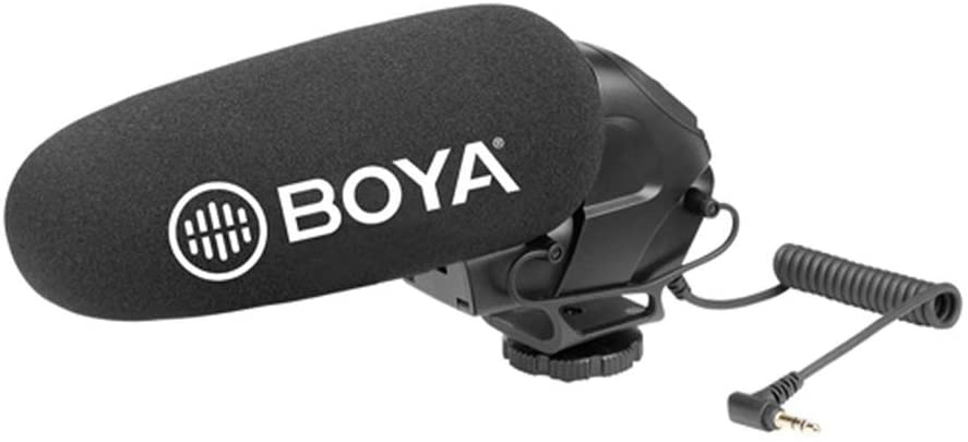 BOYA Microphone canon à condensateur supercardioïde 3.5 mm (BY-BM3031)