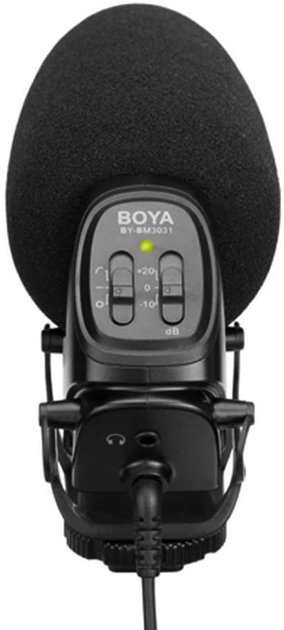 BOYA Microphone canon à condensateur supercardioïde 3.5 mm (BY-BM3031)