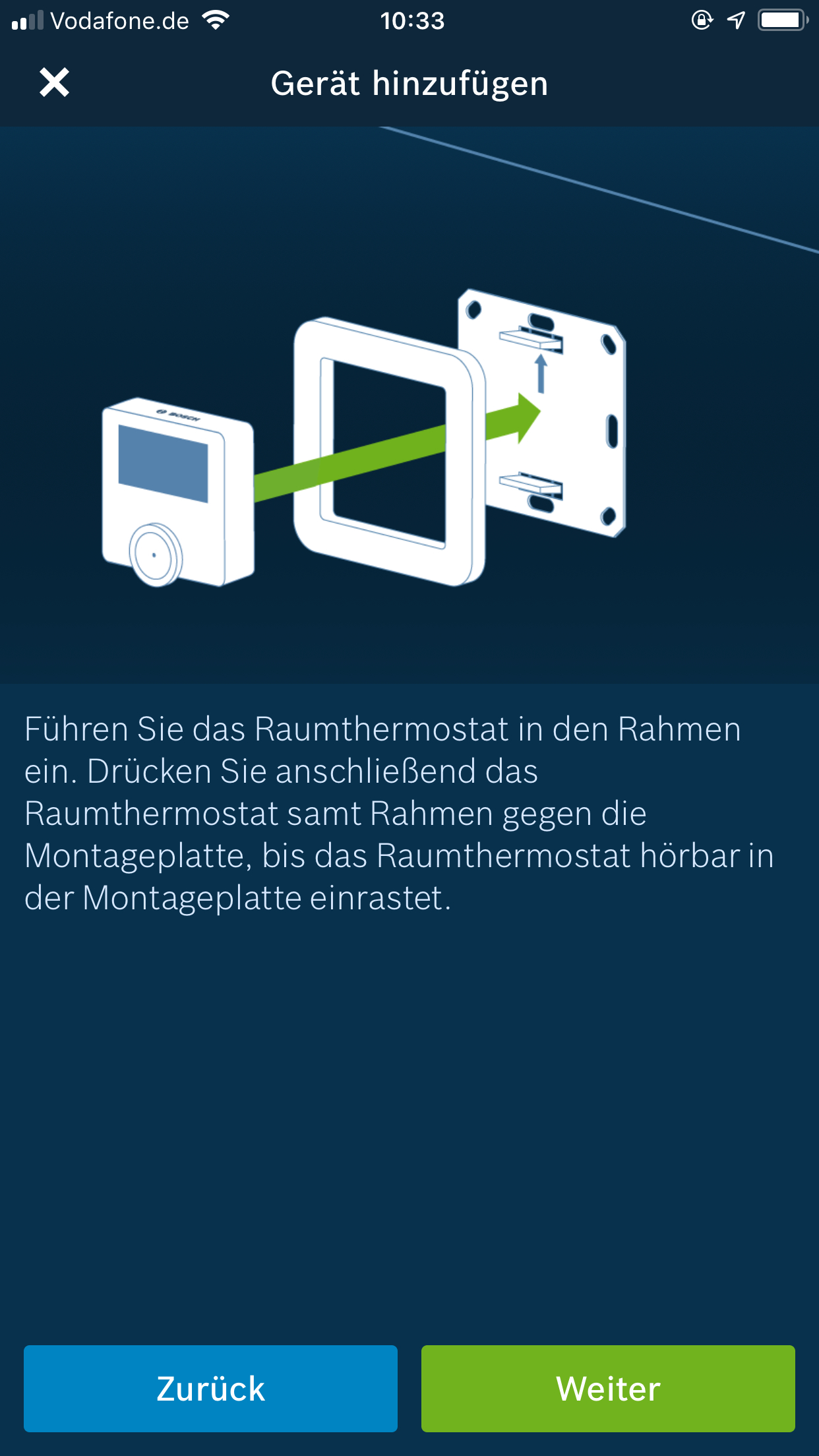 BOSCH Smart Home Raumthermostat, Weiß