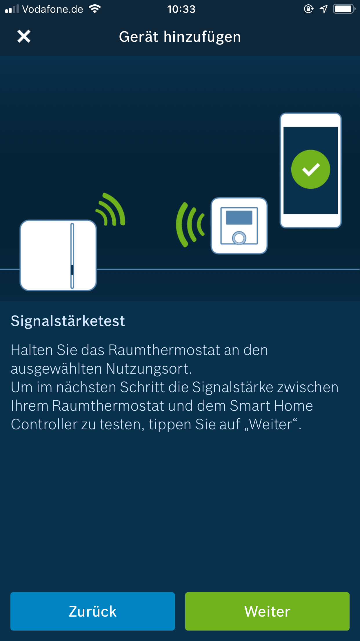 BOSCH Smart Home Raumthermostat, Weiß