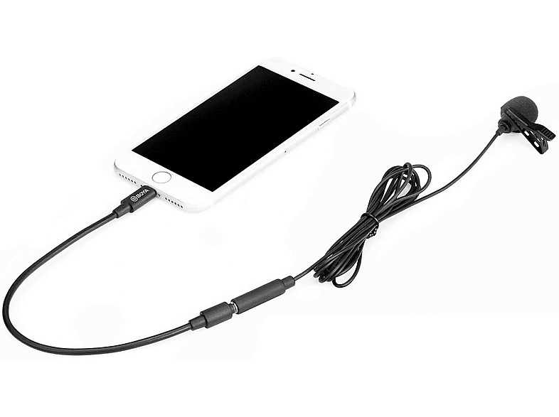 Boya Lavalier Mikrofon M2, kompatibel mit iOS; Omnidirektionales Aufsteckmikrofon — Foto 3 von 4