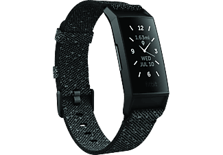 FITBIT Charge 4 Édition spéciale - Bracelet d'activité GPS (Granit/Noir)