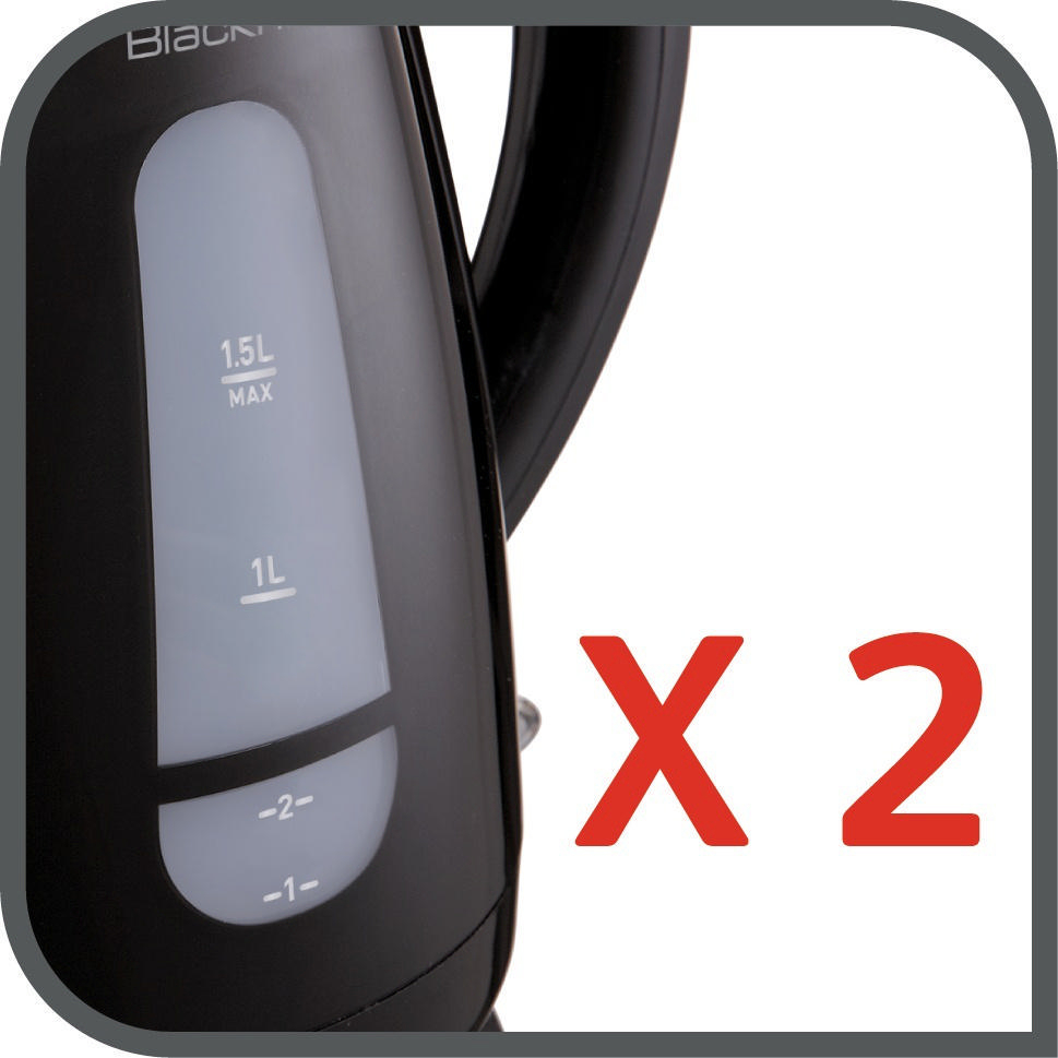 TEFAL KO 2998 Express Wasserkocher, Schwarz