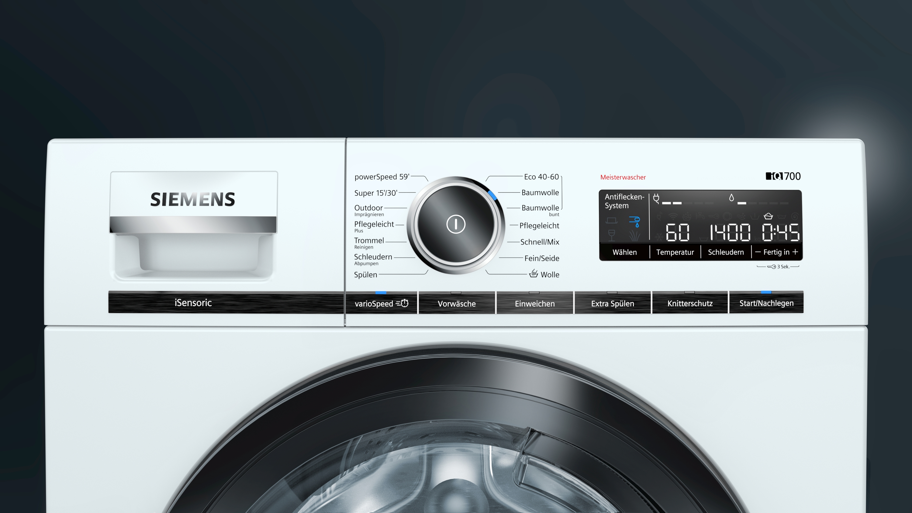 SIEMENS WM14VMFCB9 IQ700 Waschmaschine (9 kg, 1400 U/Min., B)