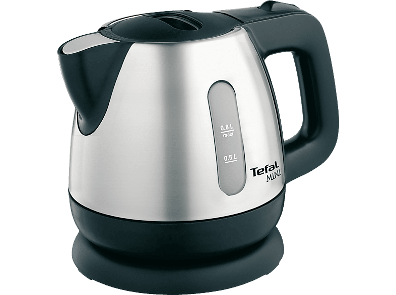 TEFAL BI 8125 Mini Wasserkocher, Edelstahl gebürstet/schwarz
