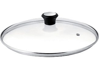 TEFAL 280979.12 Glasdeckel Transparent/Edelstahl/Schwarz