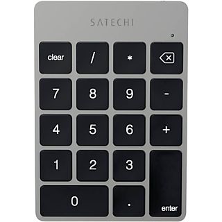 SATECHI Slim wireless rechargeable keypad ST-SALKPM - Clavier numérique (Gris)