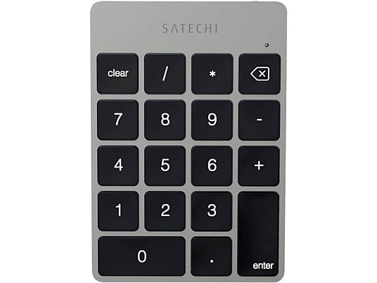SATECHI Slim wireless rechargeable keypad ST-SALKPM - Clavier numérique (Gris)