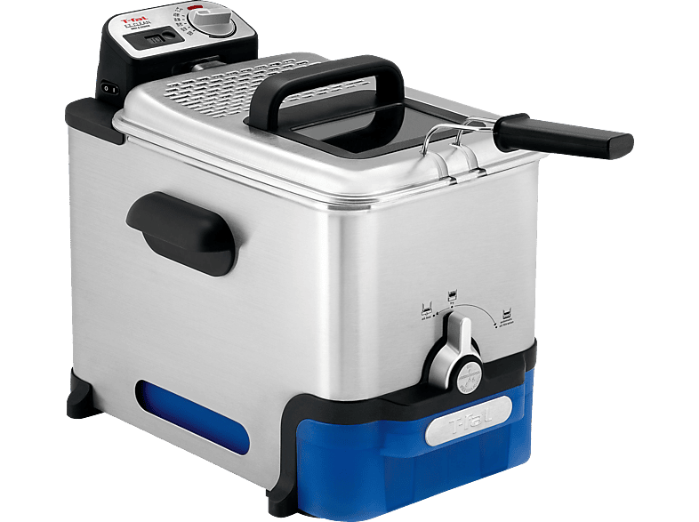 TEFAL FR 8040 Oleoclean Pro Fritteuse 2300 Watt Edelstahl/Schwarz