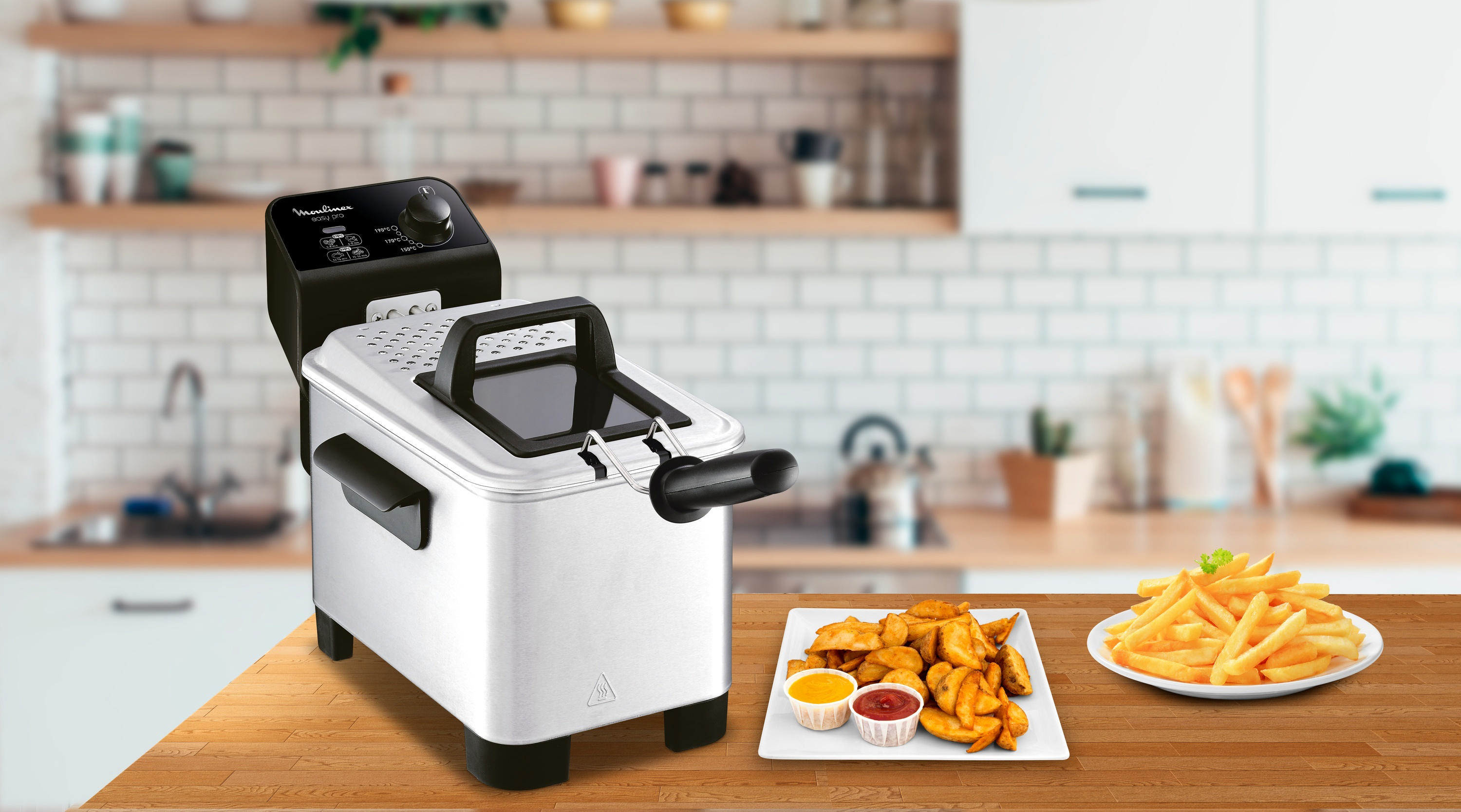 TEFAL FR5101 Filtra Pro Inox & Design Fritteuse 2300 Watt Edelstahl/Schwarz