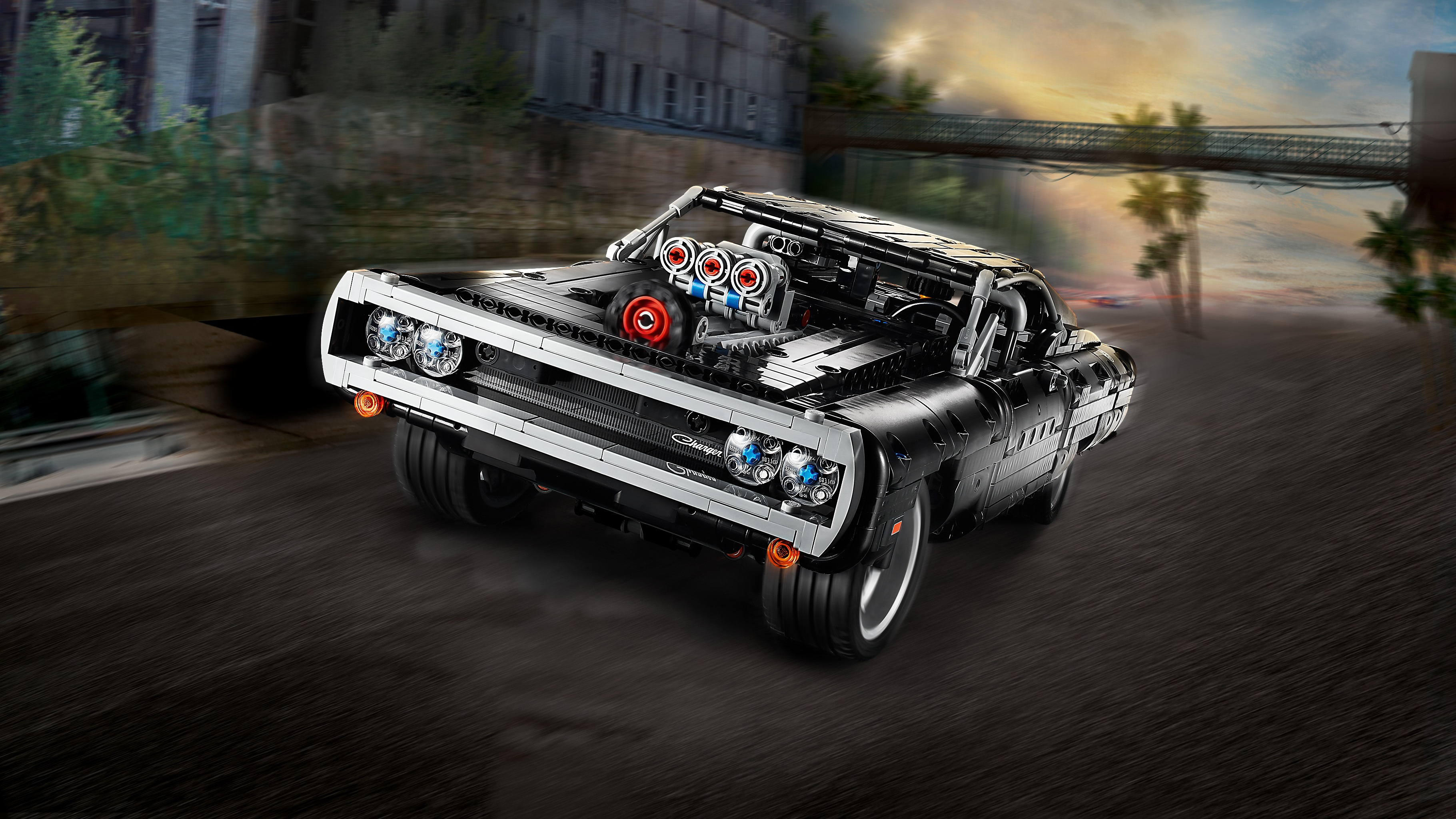 LEGO 42111 Dom's Dodge Charger Bausatz, Mehrfarbig