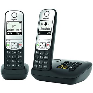 GIGASET Téléphone sans fil A690 Duo avec répondeur (L36852H2830M201)