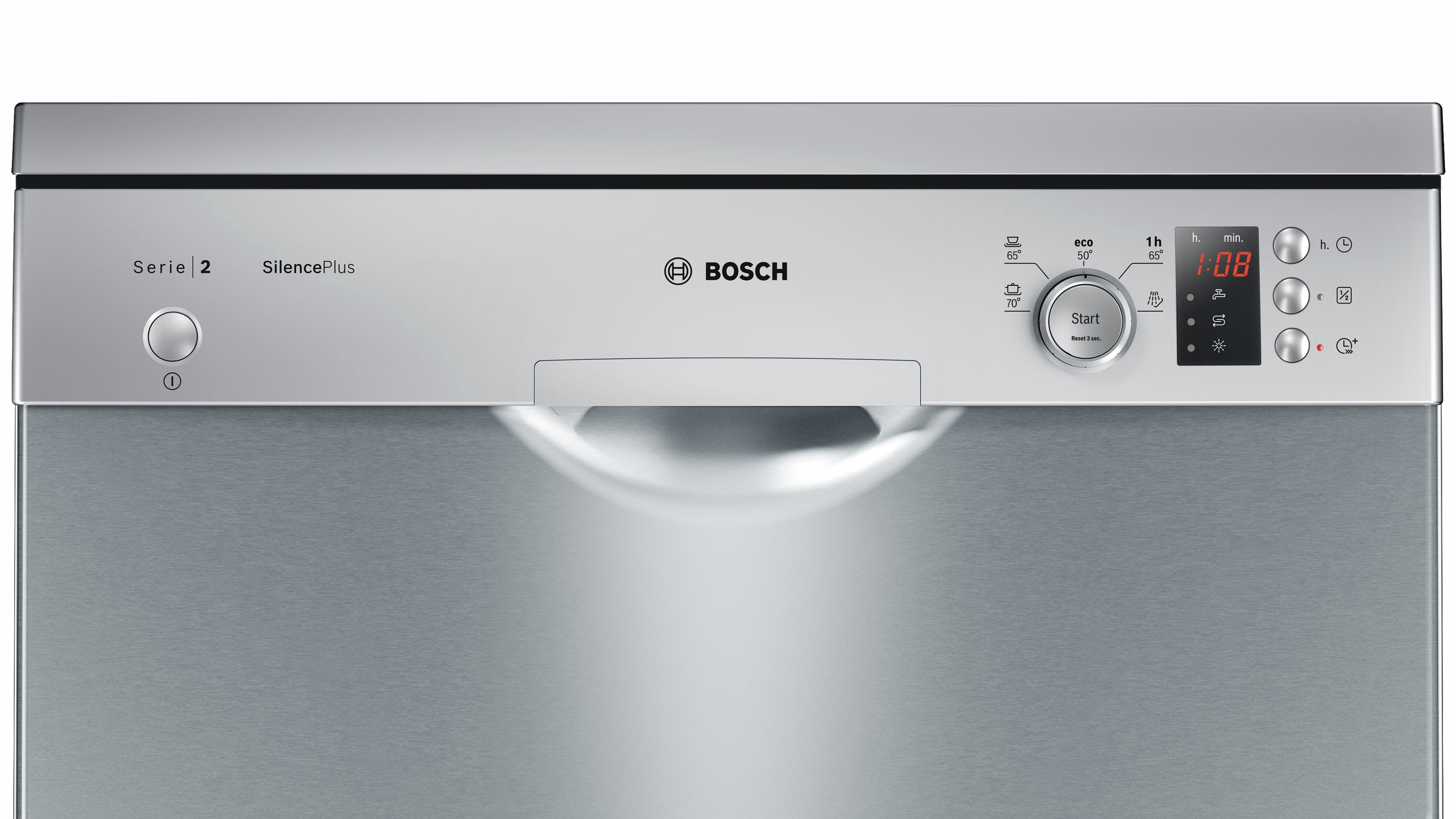 Lavavajillas - Bosch SMS25FI07E, A++, Inox