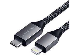 SATECHI ST-TCL18M - Adaptateur USB-C vers Lightning (Noir/Gris)