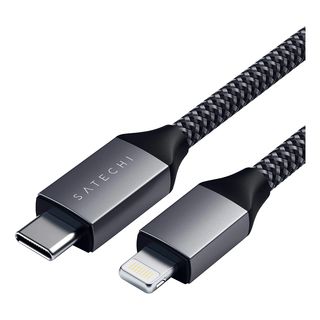 SATECHI ST-TCL18M - Adattatore da USB-C a Lightning (Nero/Grigio)