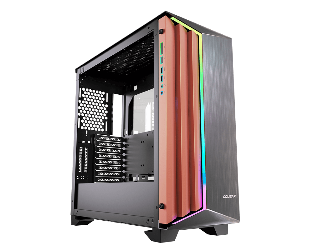 COUGAR DARK BLADER-S PC-Gehäuse, schwarz/orange