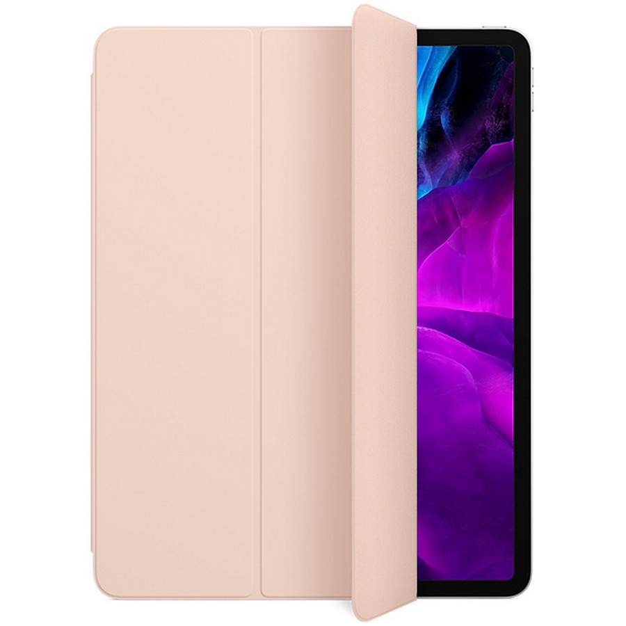 Apple Smart Folio, Funda tablet MXTA2ZM/A para iPad Pro de 12.9" (4ª gen), poliuretano, Rosa arena