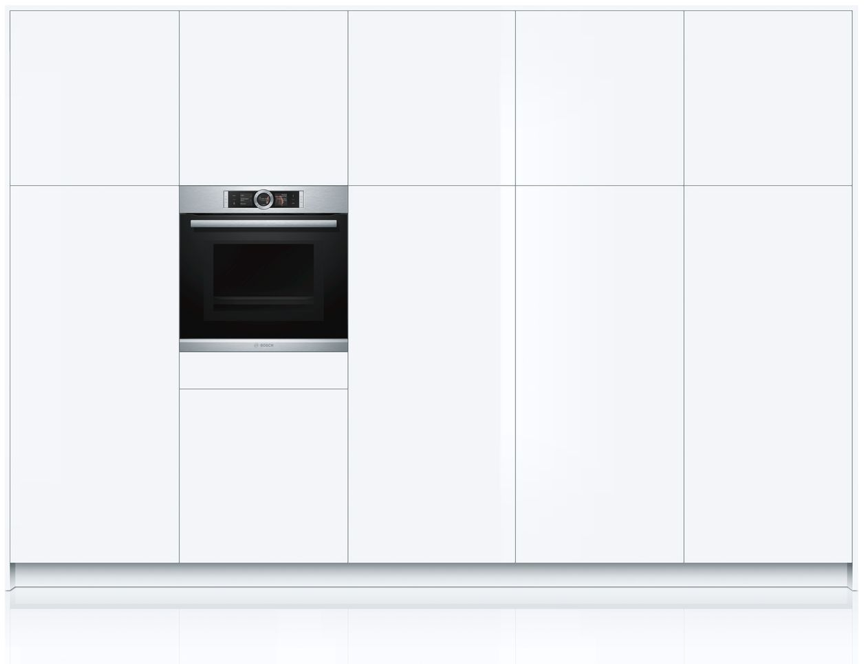 BOSCH HMG636RS1 - Einbaubackofen mit Mikrowelle ()