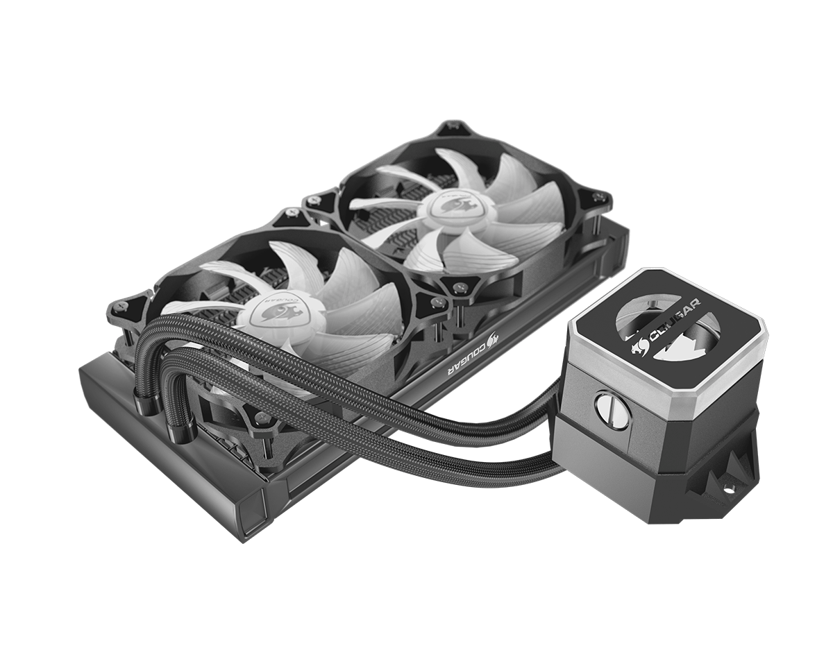COUGAR HELOR240 CPU Wasserkühlung, schwarz
