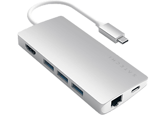 SATECHI ST-TCMA2S - Multiport Adapter (Silber)
