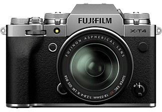 FUJIFILM X-T4 Body + FUJINON XF18-55mm F2.8-4 R LM OIS - Systemkamera Silber