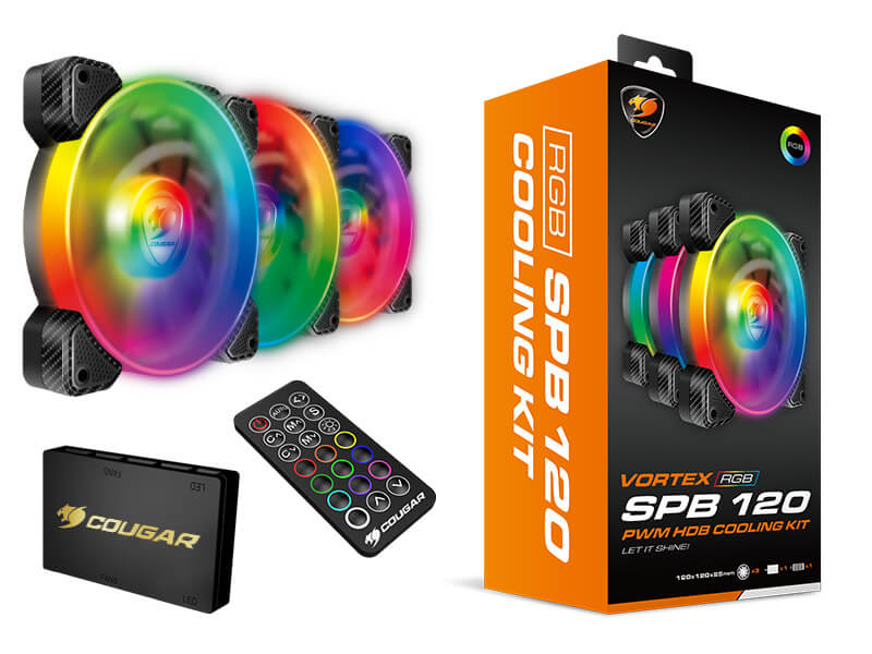 COUGAR VORTEX SPB 120 RGB COOLING KIT Gehäuselüfter