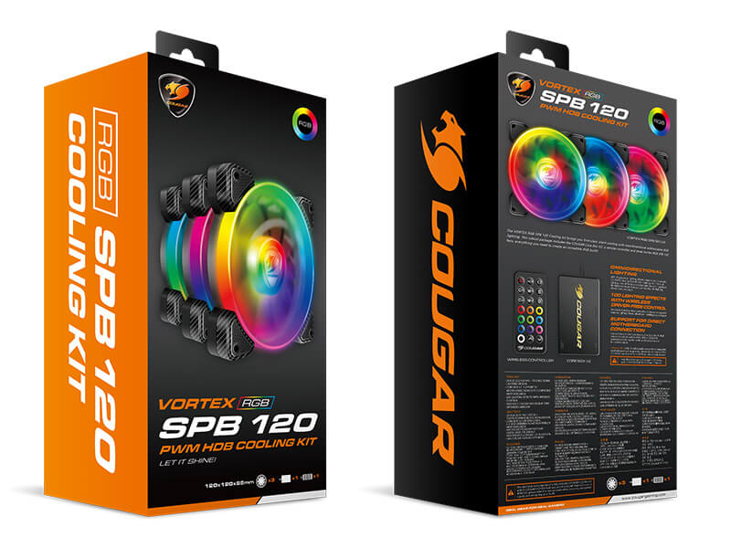 COUGAR VORTEX SPB 120 RGB COOLING KIT Gehäuselüfter