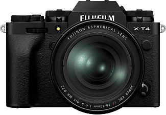 FUJIFILM X-T4 Body + FUJINON XF16-80mm F4 R OIS WR - Appareil photo à objectif interchangeable Noir