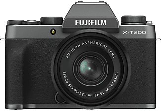 FUJIFILM X-T200 + XC 15-45 mm objektív kit, sötét szürke