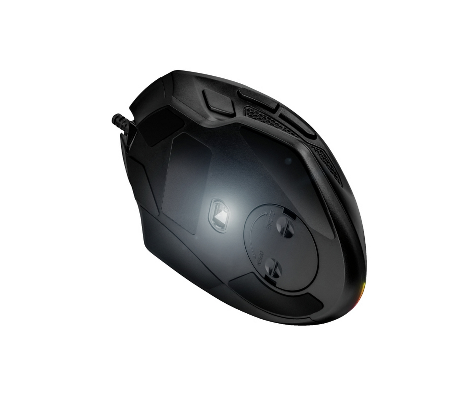 Ratón gaming - Trust GXT 165 Celox, Por cable, 10000 ppp, Retroiluminado, Negro