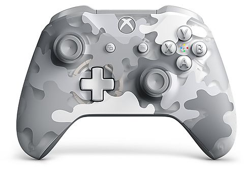Mando - Microsoft, Inalámbrico, Xbox One Controller Artic Camo Special Edition, Gris