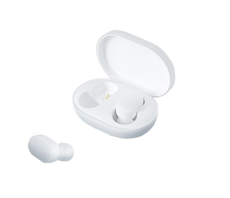 Auriculares inalámbricos - Xiaomi Redmi Airdots, Bluetooth, True Wirelless, Estuche de carga, Blanco