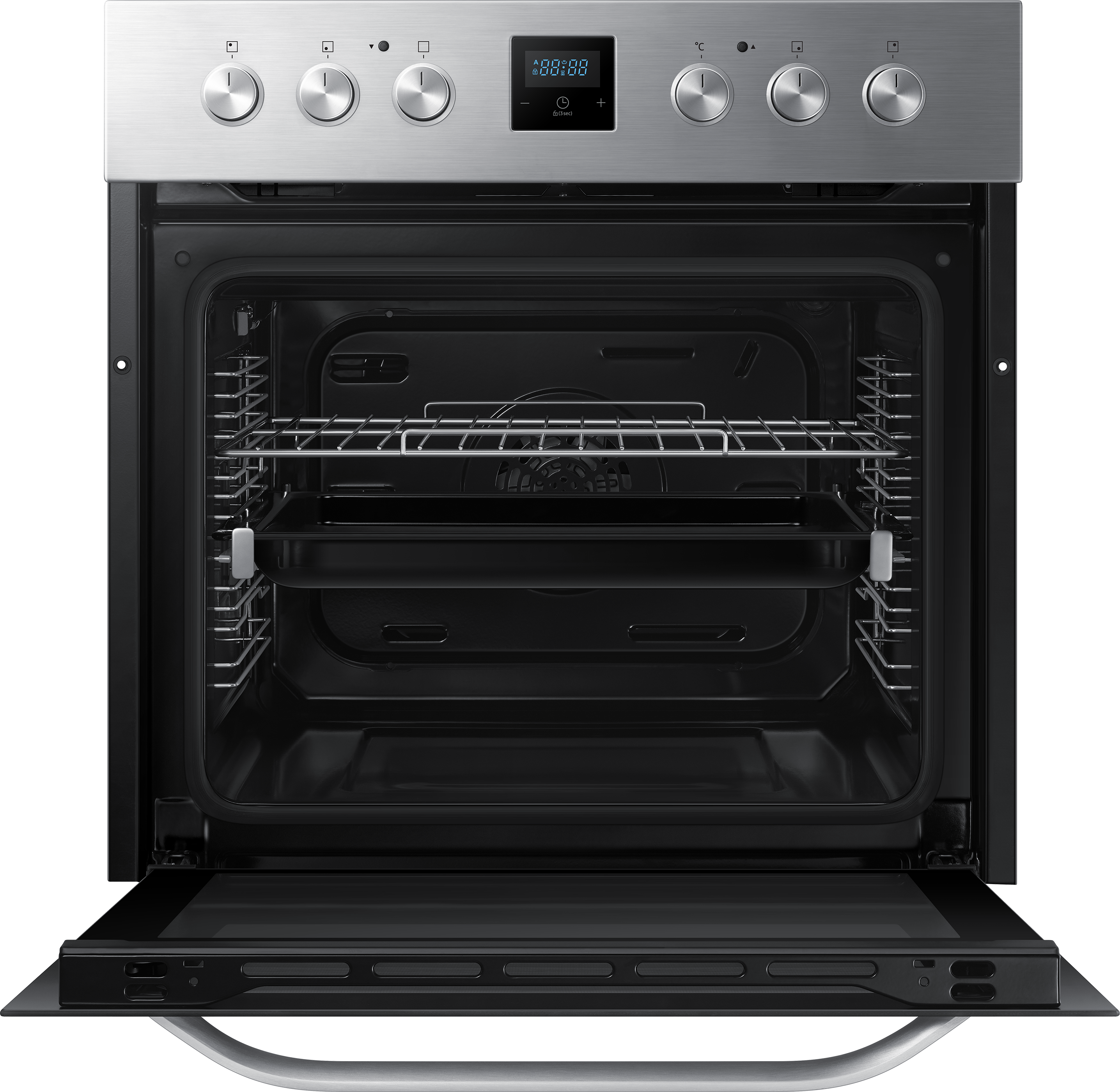 SAMSUNG NB69R3301RS/EG, Backofen (Einbaugerät, 69 l, 595 mm breit)
