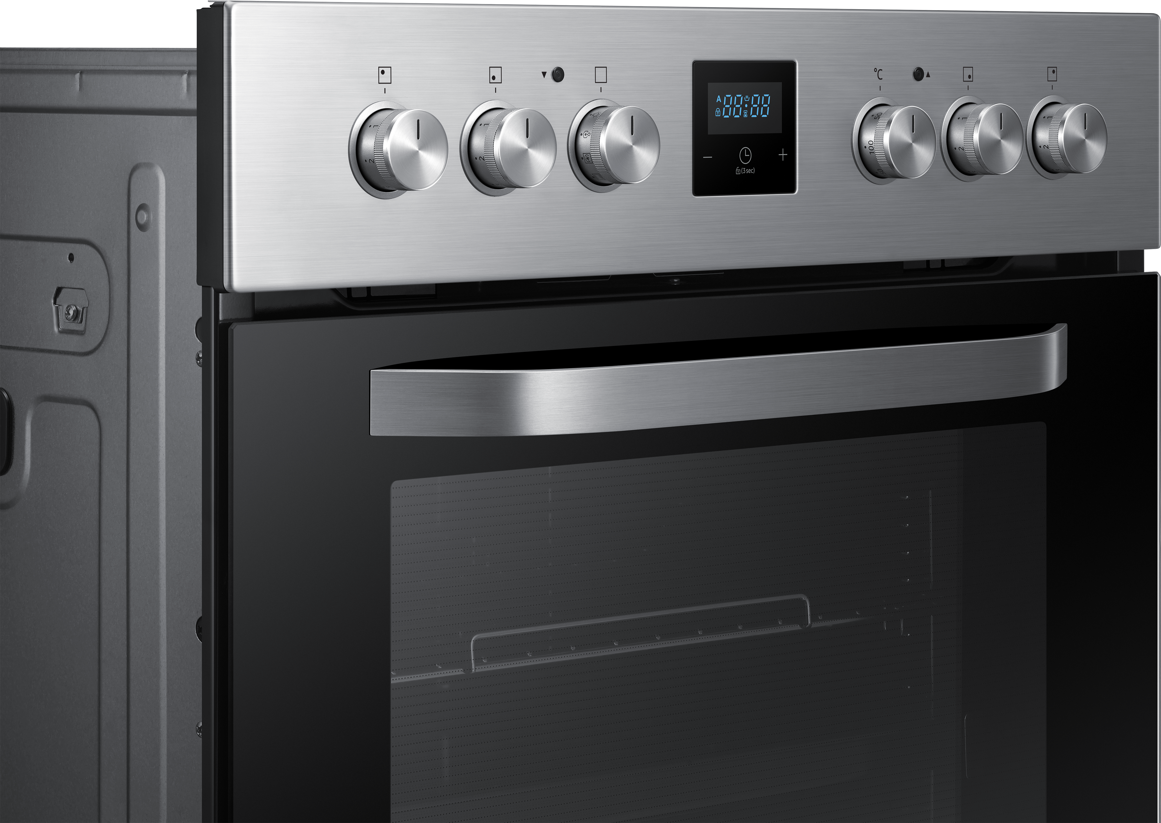 SAMSUNG NB69R3301RS/EG, Backofen (Einbaugerät, 69 l, 595 mm breit)